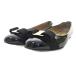  Salvatore Ferragamo Salvatore Ferragamovala лента эмаль балетки Flat ....5.5 22.5cm черный чёрный 0116