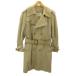  Aquascutum AQUASCUTUM Vintage 70-80s тренчкот подкладка проверка ремень длинный длина бежевый 0320 IBO92 мужской 