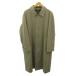  Dux DAKS Vintage пальто с отложным воротником подкладка имеется подкладка house проверка шерсть шелк . длинный длина A6 бежевый IBO92