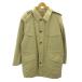  Aquascutum AQUASCUTUMf- dead пальто с хлопком подкладка имеется подкладка в клетку средний длина M бежевый 0320 IBO92 мужской 