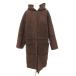  Mira o-wenMila Owen искусственный мутон f- dead пальто длинный с капюшоном F чай Brown 09WFC165115 /JS #GY09 женский 