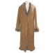  Body Dressing Deluxe BODY DRESSING Deluxe мутоновое пальто мех длинный 9 M соответствует чай Camel ремень недостача /X женский 