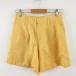  Ined INED юбка-брюки шорты tuck желтый 9 *A782 женский 