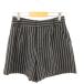  Gracia GLACIER юбка-брюки шорты полоса чёрный белый S *A963 женский 