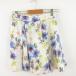  ушко (уголок) &amp; Roger mimi&amp;roger юбка-брюки шорты цветочный принт tuck "теплый" белый синий 38 *A466 женский 