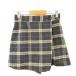  Arrow ARROW юбка-брюки шорты проверка темно-синий бежевый M *A781 женский 