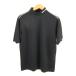  Mizuno MIZUNO Golf Golf одежда cut and sewn рубашка с коротким рукавом mok шея Logo чёрный L *T273 мужской 