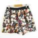  зеленый этикетка сирень расческа ng United Arrows green label relaxing шорты юбка-брюки цветочный принт чёрный белый *A419 женский 
