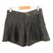 Bobson BOBSON юбка-брюки шорты плиссировать Denim земля чёрный M *A190 женский 