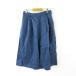 ATELIER EQUAL укороченные брюки широкий гаучо linen темно-синий *T451 женский 