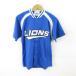  не использовался товар LIONS FANCLUB Saitama Seibu Lions форма копия короткий рукав синий белый M *T394 мужской женский 