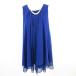 a Sakura платье One-piece безрукавка flair Mini синий 38 *A479 женский 