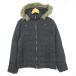  Banana Republic BANANA REPUBLIC с хлопком жакет пальто искусственный мех с капюшоном .S черный kz10285 женский 