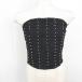  не использовался товар Zara ZARA bare top tube top бюстье gya The - хлопок S черный бисер 0881/009 kz15018 женский 