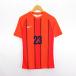  не использовался товар Nike NIKE AH7784 футболка cut and sewn короткий рукав V шея DRI-FIT общий рисунок номер Logo M orange спорт одежда *EKM мужской 