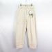  не использовался товар linoluce широкий брюки низ конический хлопок tsu il L слоновая кость *EKM женский 
