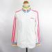  Adidas adidas джерси спортивная куртка длинный рукав Zip выше линия точка Logo OT белый спорт одежда *EKM женский 