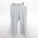  не использовался товар Uniqlo UNIQLO брюки низ укороченные брюки полоса dry стрейч 67-94 голубой *EKM женский 