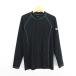 Nike NIKE Rush Guard длинный рукав Zip выше Logo стрейч 170 черный *EKM Kids 