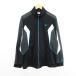  Nike NIKE джерси жакет длинный рукав Zip выше переключатель DRI-FIT Logo черный спорт одежда *EKM мужской 
