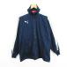  Puma PUMA джерси жакет длинный рукав Zip выше тень полоса Logo SS темно-синий × серый спорт одежда *EKM мужской 