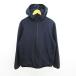 Lacoste LACOSTE жакет блузон длинный рукав капот Zip выше Logo с хлопком FR 5 US L темно-синий *EKM мужской 