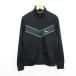  Nike NIKE джерси жакет длинный рукав Zip выше Logo M черный спорт одежда *EKM мужской 