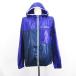  Adidas Neo Wind брейкер длинный рукав капот Zip выше линия Logo L лиловый × темно-синий спорт одежда *EKM женский 