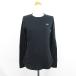  Under Armor UNDER ARMOUR 1342013 внутренний рубашка длинный рукав вырез лодочкой холодный механизм палец дыра Logo стрейч LG черный спорт we