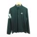  Adidas adidas HG8306 рубашка-поло длинный рукав кнопка down большой Logo стрейч M зеленый Golf одежда *EKM мужской 