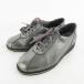 GINZA yoshinoya Гиндза yo инструмент для проволоки ya спортивные туфли обувь low cut серый кожа 22.5cm женский 