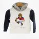  Polo Ralph Lauren POLO RALPH LAUREN 3/3T 100 Kids ребенок одежда Parker тренировочный тянуть over Bear - медведь принт белый темно-синий 