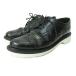  low kLoake оксфорды Wing chip medali on кожа чёрный черный 1120 мужской 