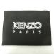  Kenzo KENZO прекрасный товар ручная сумочка клатч Logo тигр вышивка чёрный черный 0107 мужской 