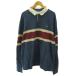  Patagonia Patagonia Rugger рубашка футболка половина кнопка линия Logo patch длинный рукав L синий голубой 0525 мужской 