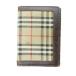  Burberry zBurberrysnoba проверка чехол для проездного билета кожа чай Brown #IBO106 мужской женский 
