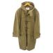  Aquascutum AQUASCUTUM Vintage полупальто "даффл коут" "в елочку" капот шерсть длинный длина Британия производства 40 чай Brown бежевый 