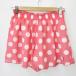  не использовался товар Puma PUMA Golf брюки шорты юбка-брюки юбка общий рисунок точка полька-дот общий рисунок розовый белый белый S женский 