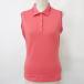  Nike Golf NIKE GOLF рубашка рубашка-поло безрукавка скорость .DRI FIT розовый orange фиолетовый лиловый M женский 
