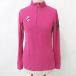  Pearly Gates PEARLY GATES рубашка Golf спорт одежда длинный рукав с высоким воротником половина Zip тянуть over Logo розовый 0 женский 