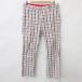 rosa-senROSASEN Golf спортивная одежда брюки длинный проверка белый красный чёрный белый красный черный 85 мужской 