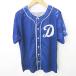  Mizuno MIZUNO рубашка копия бейсбол do Chunichi Dragons форма для болельщиков короткий рукав синий белый голубой белый F мужской 