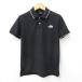  The North Face THE NORTH FACE рубашка-поло короткий рукав NT22043 ребра bai цвет чёрный белый черный белый L мужской 