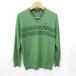  Munsingwear одежда MUNSINGWEAR свитер вязаный Golf спорт одежда длинный рукав V шея Logo в клетку шерсть зеленый зеленый L мужской 