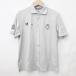  Beams Golf BEAMS GOLF Golf спортивная одежда рубашка рубашка-поло короткий рукав передний открытие серый XL мужской 