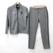  Admiral Admiral Golf спортивная одежда жакет брюки верх и низ в комплекте Zip выше длинный type вдавлено .2023 год модели серый 46 мужской 