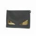  Fendi FENDI Monstar кожа клатч ручная сумочка сумка черный чёрный мужской 
