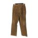  свечение bar Work GLOBAL WORK брюки талия резина вельвет tuck брюки хлопок хлопок Brown sizeS QQQ мужской 