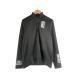 k Alto united CUARTO UNITED Golf одежда рубашка-поло половина Zip длинный рукав Logo принт размер S чёрный QQQ женский 