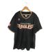  majestic MAJESTIC Tohoku Rakuten Golden Eagles форма бейсбол спорт сопутствующие товары рубашка короткий рукав Logo вышивка черный L